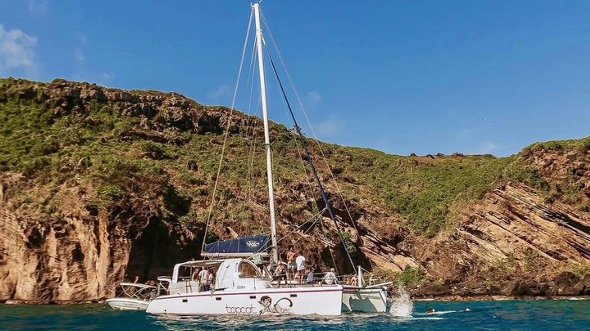 Catamaran à Ile aux Gabriel, Coin de Mire, Ile Plat et Transfert