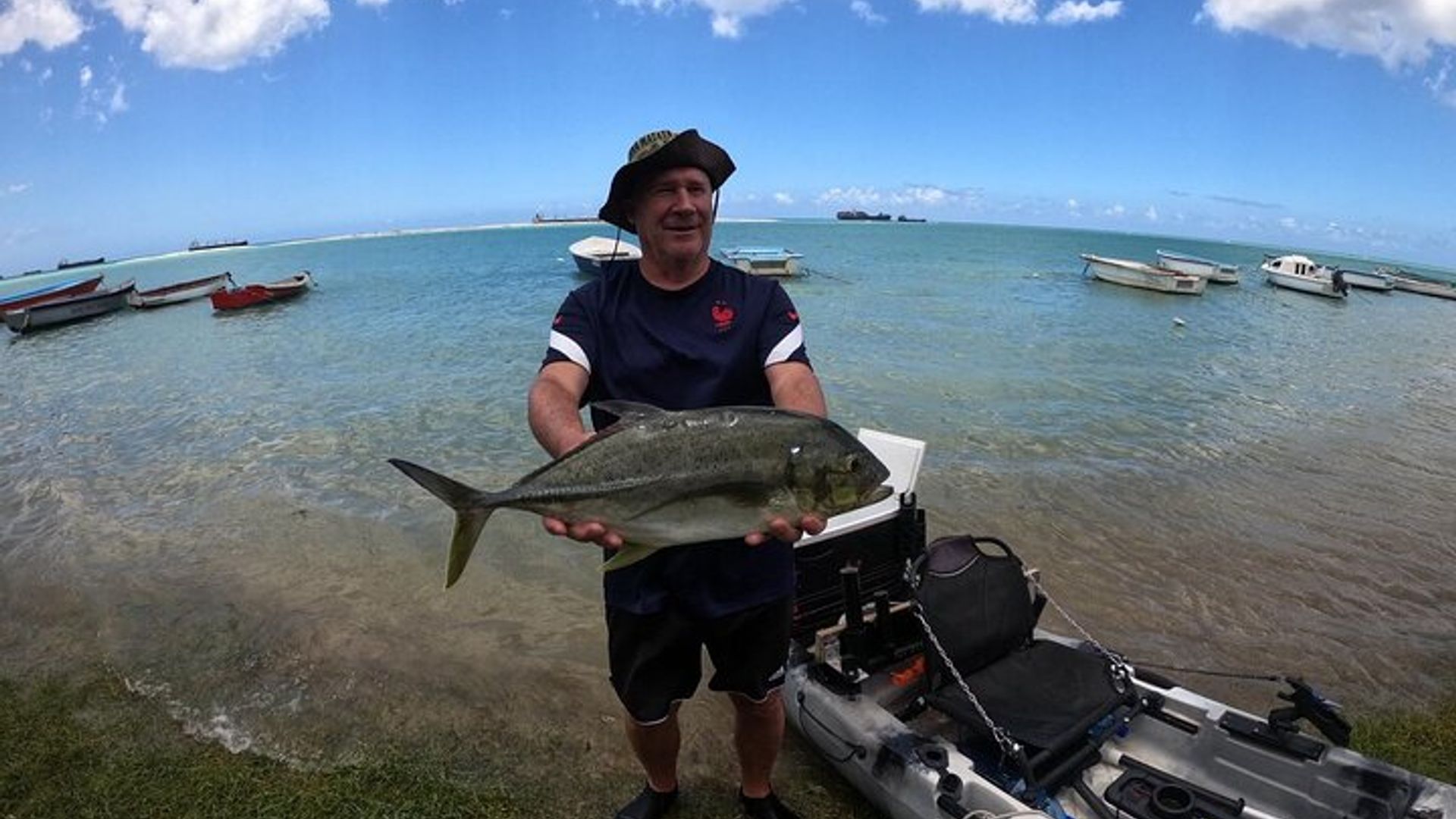 Mauritius Half Day Kayak Fishing Trip