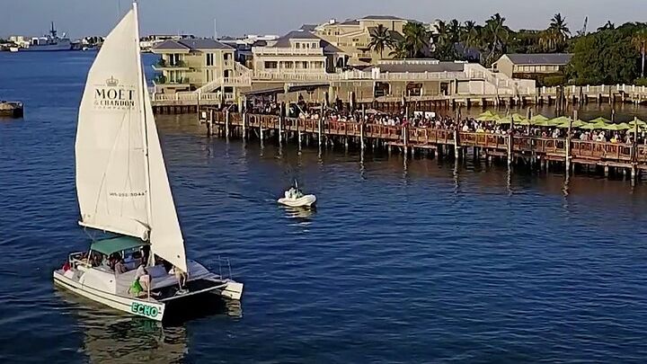 Small Group Key West Adult Sunset & Moët Sail & Amazing Cheeses
