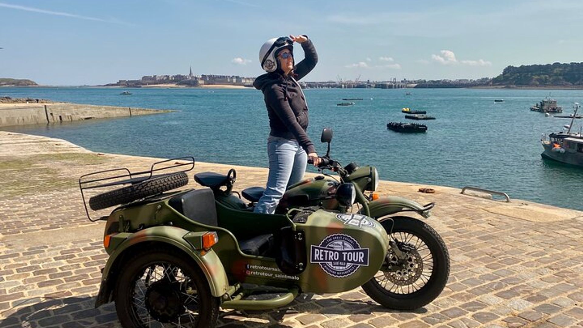 Saint Malo to Cancale Market by Sidecar Private Half-Day Tour