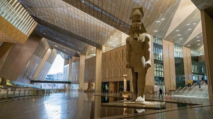 Pyramids Sphinx Grand Egyptian Museum & Bazaar Or Nile Felucca