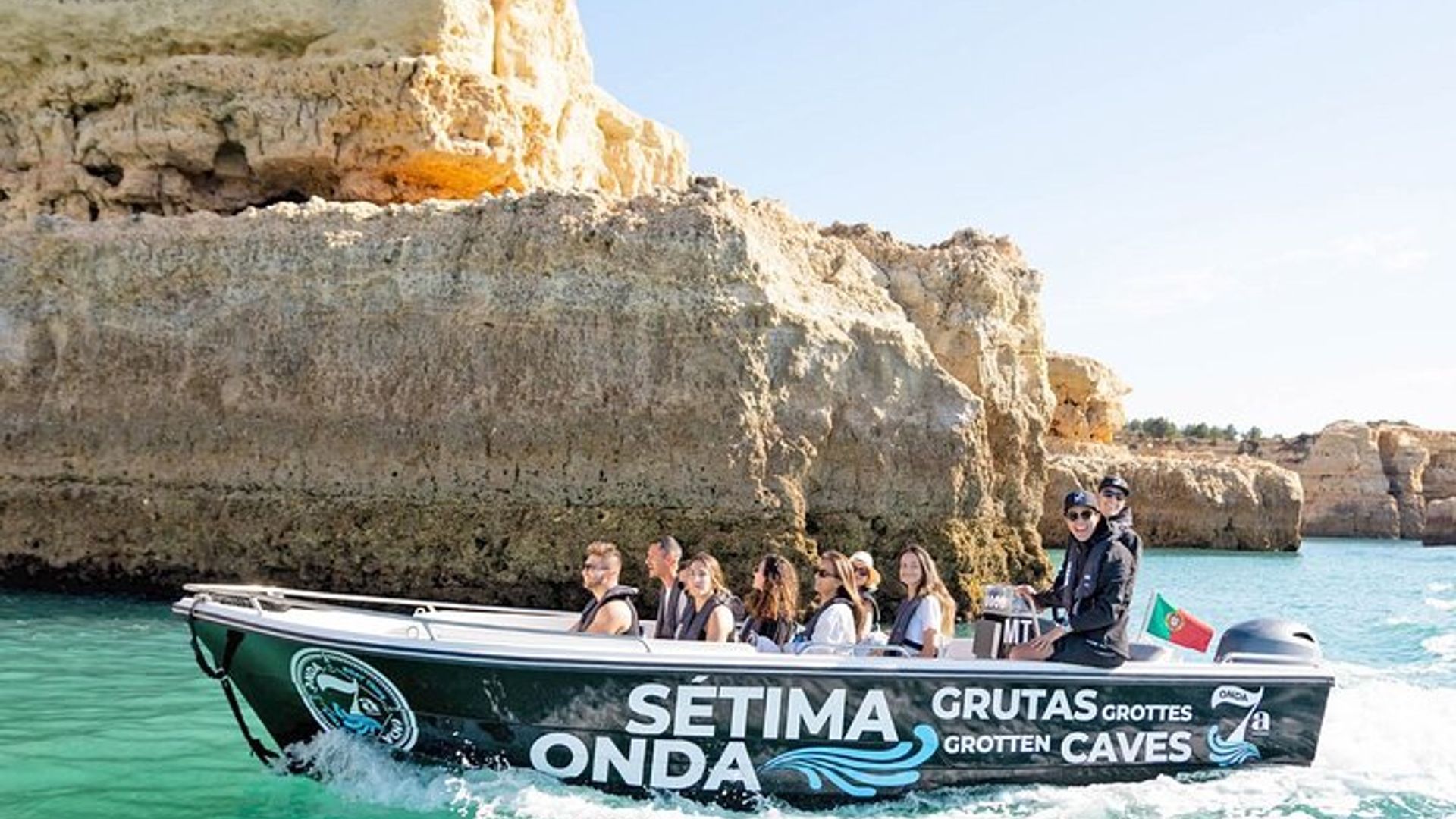 Visite des grottes de Benagil au départ d'Armação de Pêra