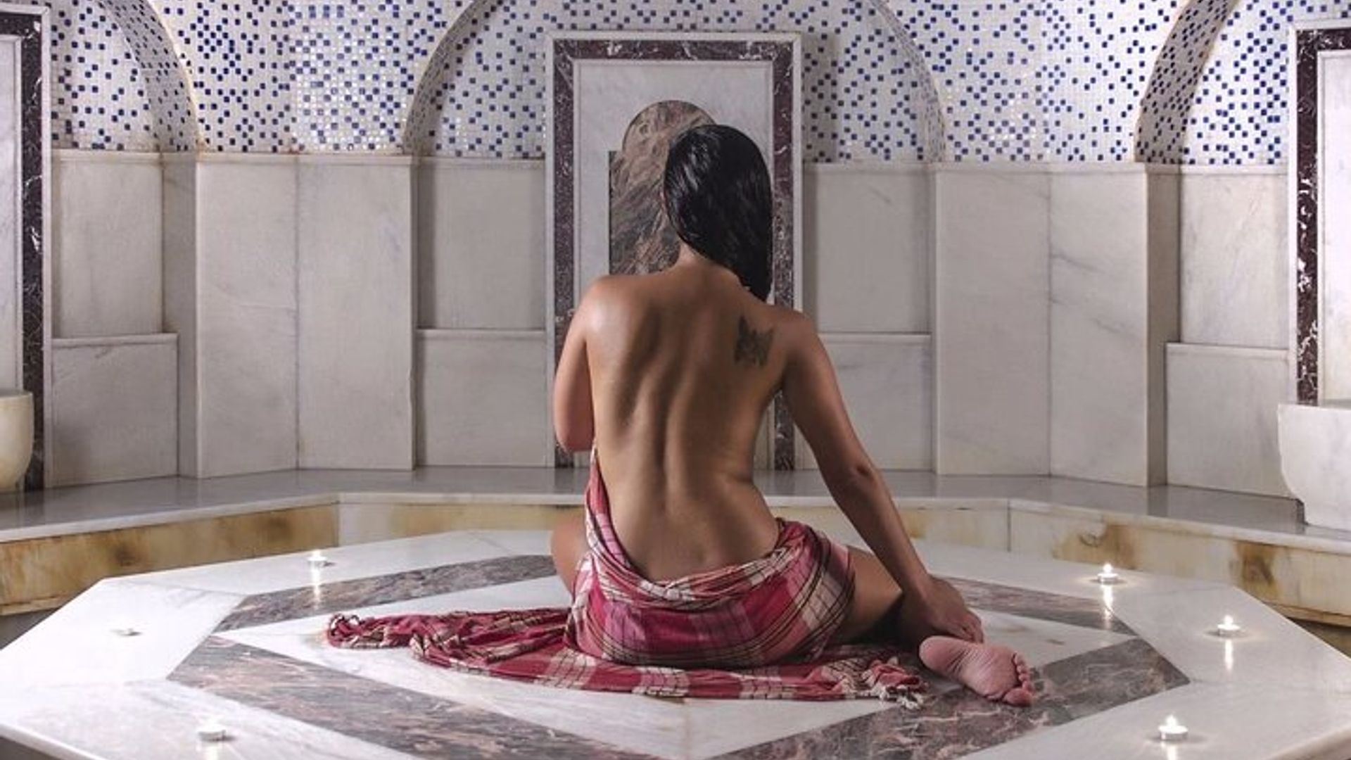 Side Turkish Bath with Full Body Aloe Vera Massage & Transfer