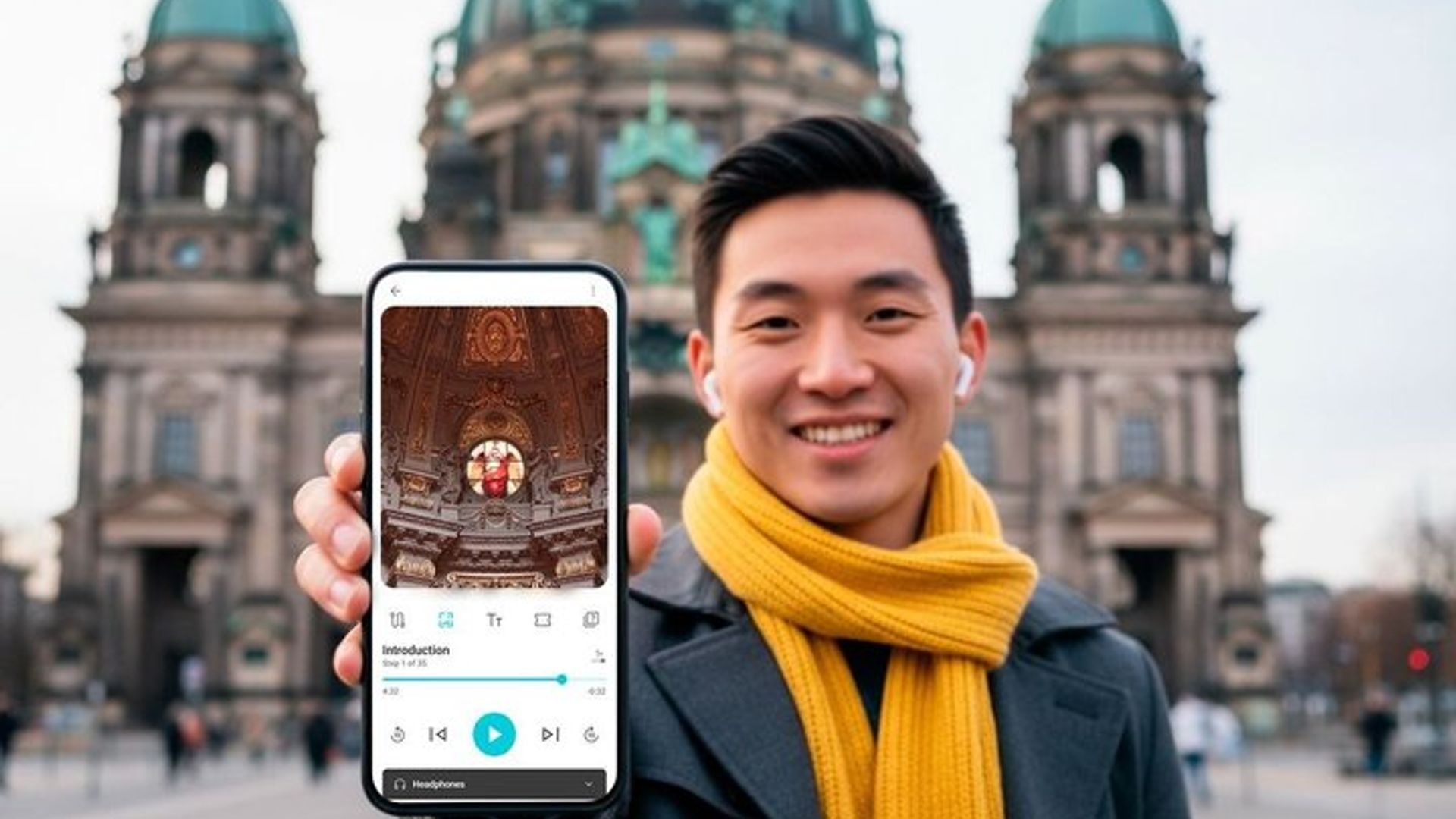 Berlin Cathedral Ticket & Self-Guided Audio Tour with a City Walk
