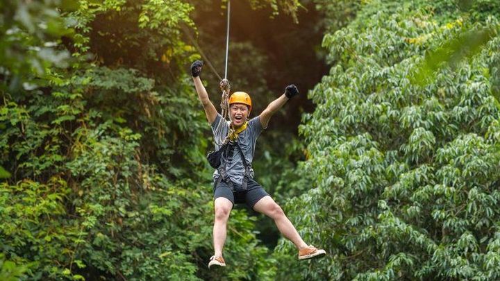 Bransons Best Zipline - Great Woodsman Canopy Tour