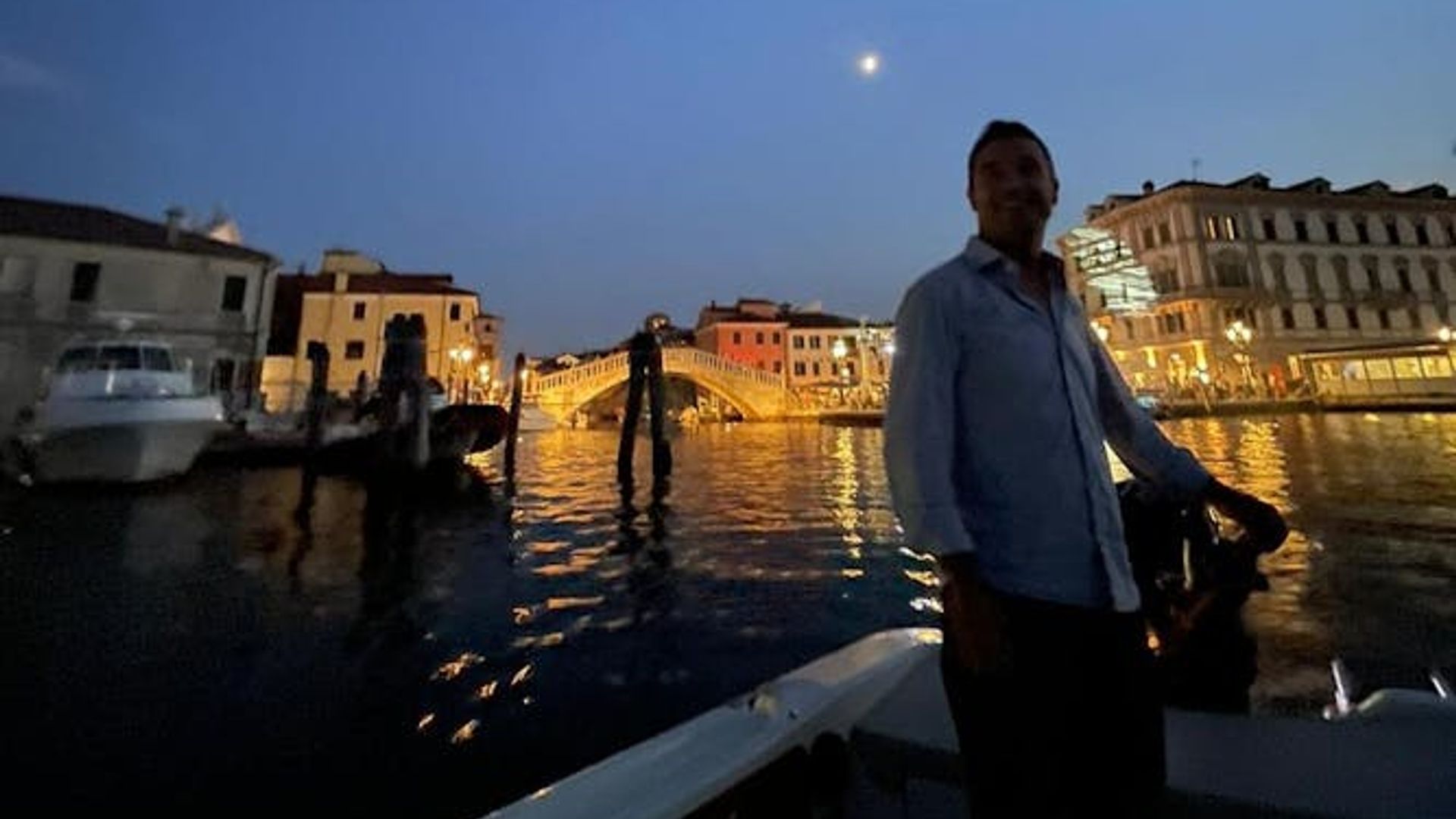 Moonlight boat tour and night cruise in Chioggia