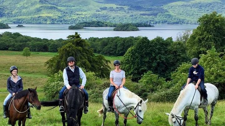 Killarney National Park horseback ride. Kerry. Guided. 1 hour.
