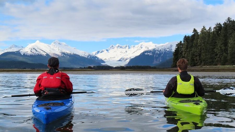 Juneau Small Group Sea Kayaking with Mendenhall Glacier Views