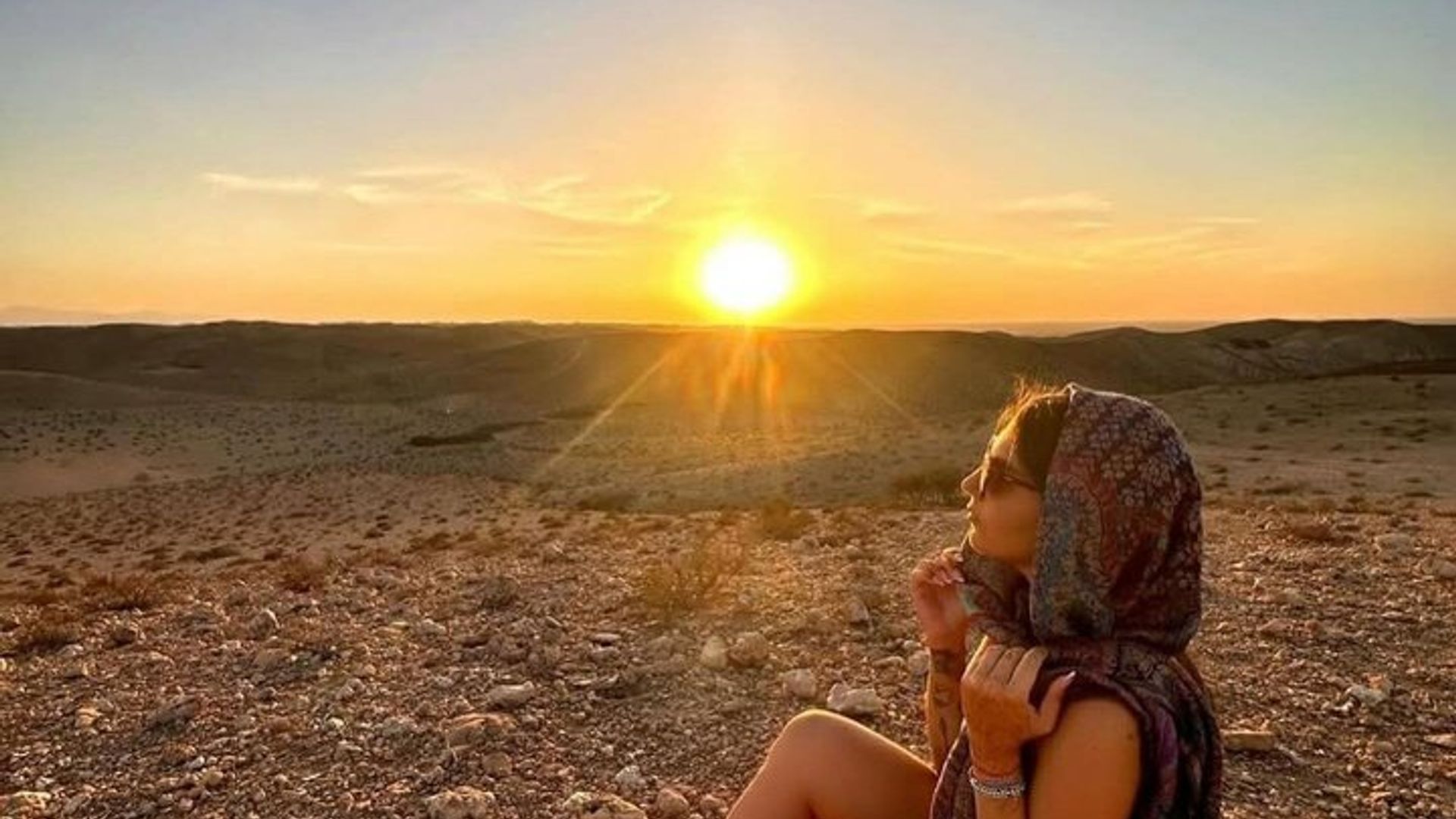 Agafay Desert Dinner with Camel Ride from Marrakech Sunset Tour