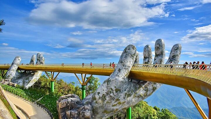 Hue To Hoi An by Private Car via Hai Van Pass, Golden Bridge