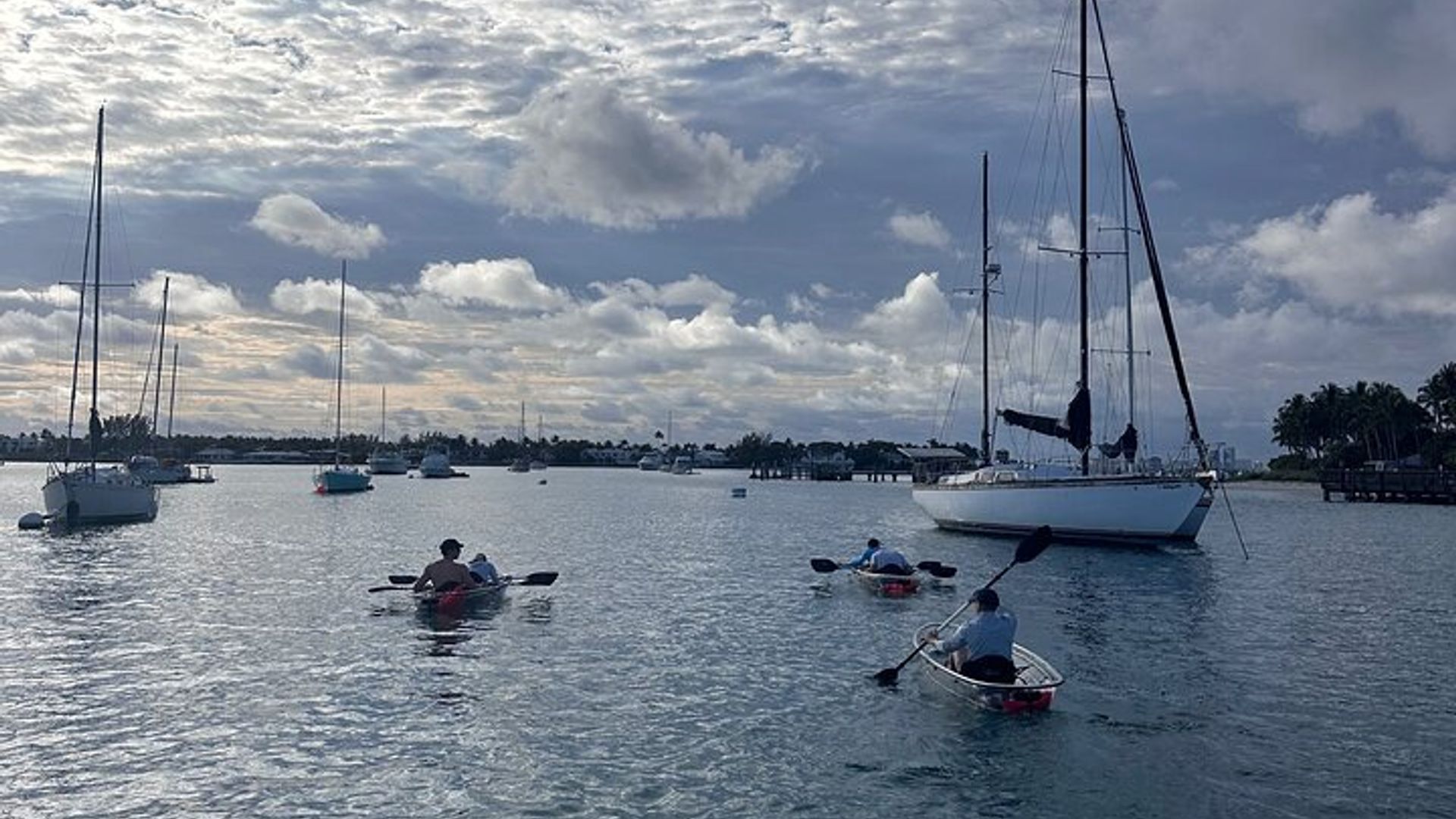 Riviera Beach to Peanut Island Clear Kayak Tour