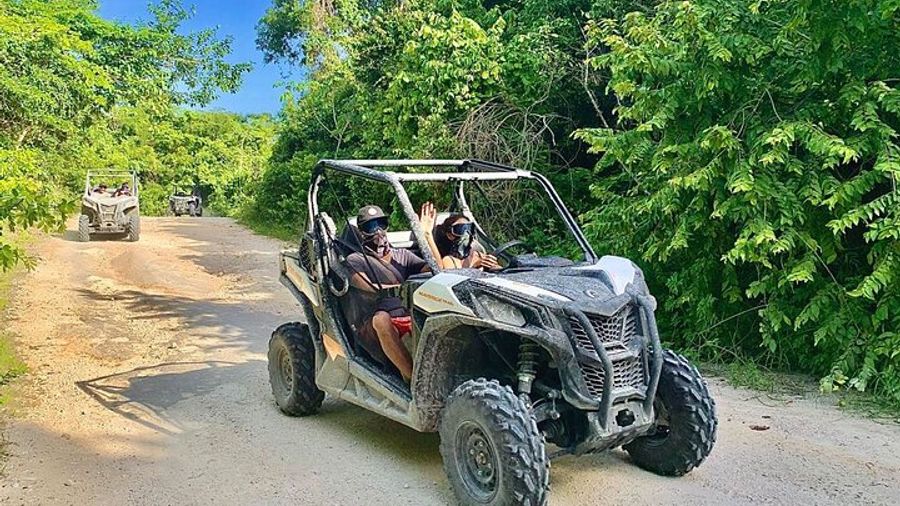 Playa del Carmen Small-Group Buggy With Cenote Swim and Snack