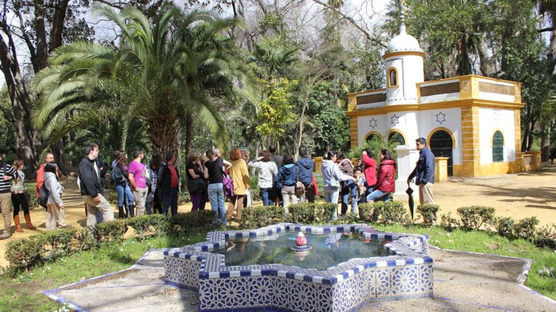 Segredos do Parque María Luisa & Tour pela Plaza de España em Espanhol
