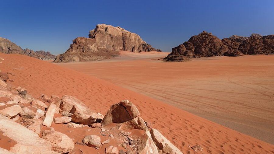 Wadi Rum All-Day Small-Group Jeep Tour with Bedouin Camp