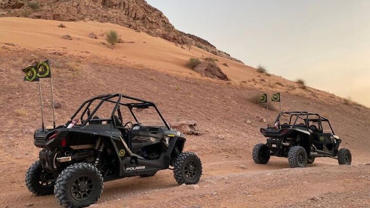 1 Hour Private Self Drive Dune Buggy and Sand boarding in Dubai