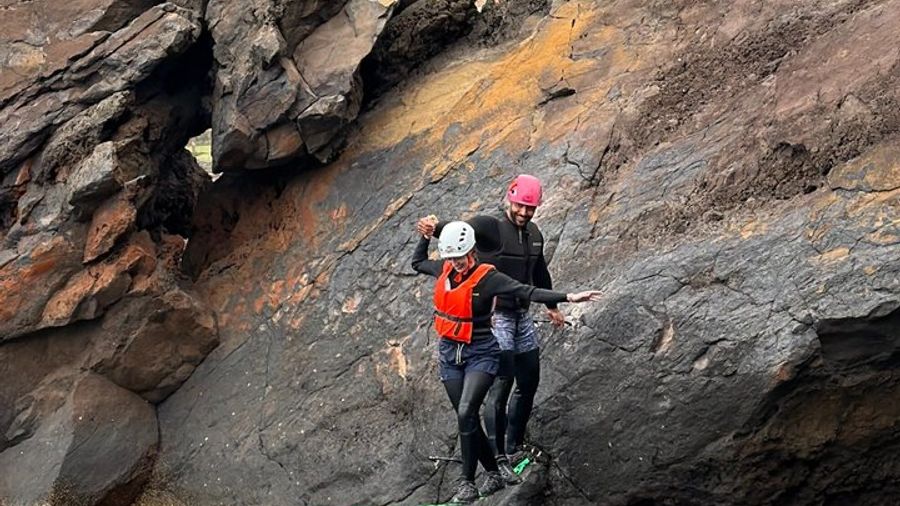 Madeira: Small-Group Coasteering and Snorkeling From Funchal