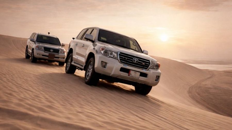 Doha: Sunset Desert Safari, Dune Bashing & BBQ Camp Dinner