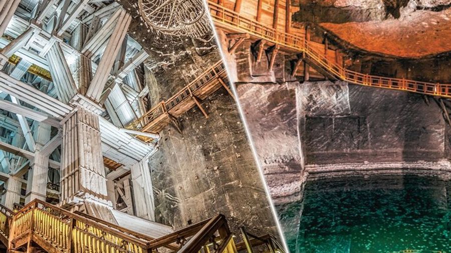 Krakow to Wieliczka Salt Mine Half-Day Tour with Transport