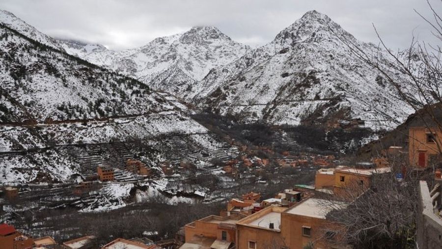 From Marrakech: Atlas Mountains taoudja summit day hike