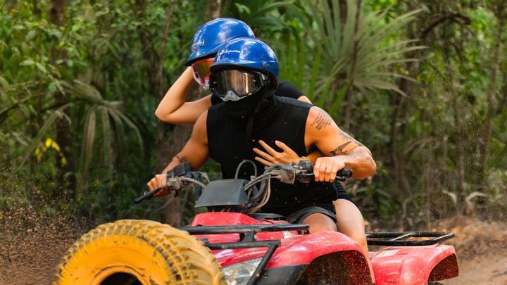 Cancun: ATV, Ziplines, Cenotes, Cenote Tour With Lunch, Pickup