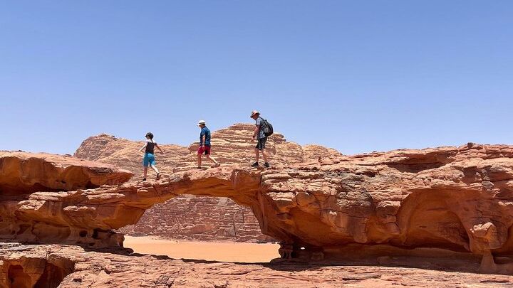 Wadi Rum Small-Group Jeep Tour With Sunset, Petroglyphs, Hike