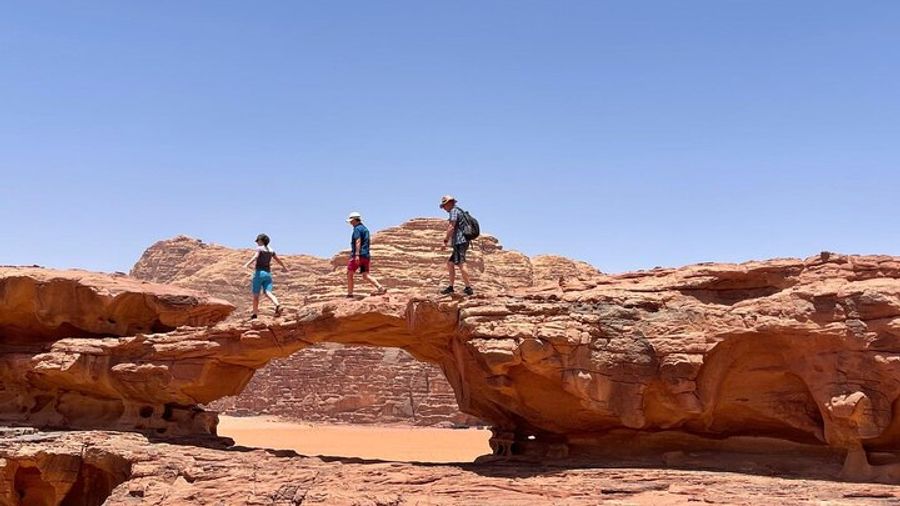 Wadi Rum Small-Group Jeep Tour With Sunset, Petroglyphs, Hike