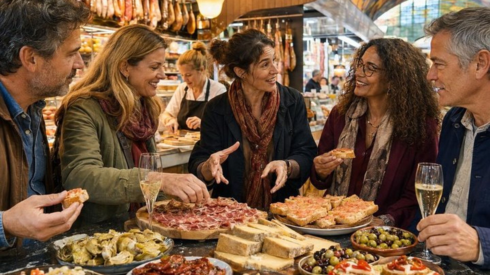Barcelona Catalan Market Tour Santa Caterina and El Born