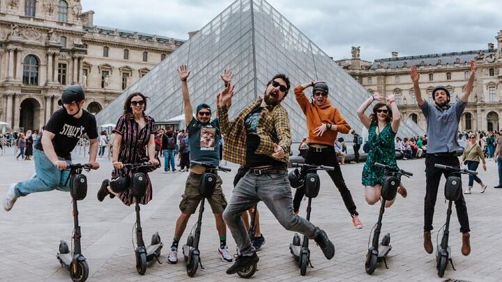 Paris Guided Electric Scooter Small-Group Tour