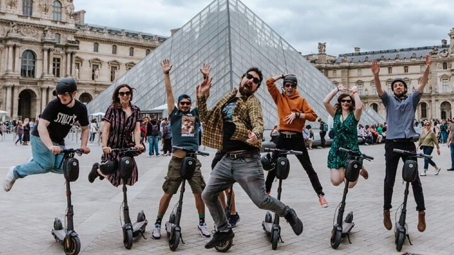 Paris Guided Electric Scooter Small-Group Tour