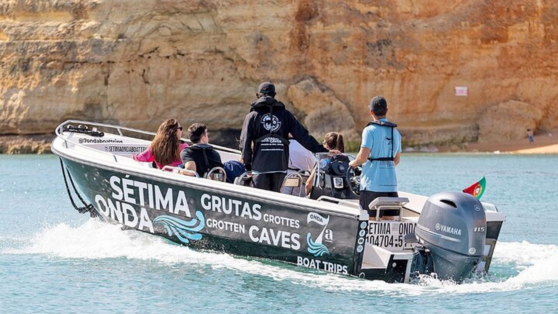 Visite des grottes de Benagil au départ d'Armação de Pêra