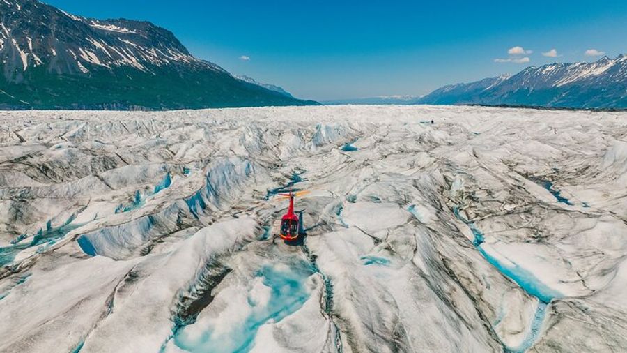 Knik Glacier Helicopter Flight-90 Mins-1 Landing-Anchorage Area