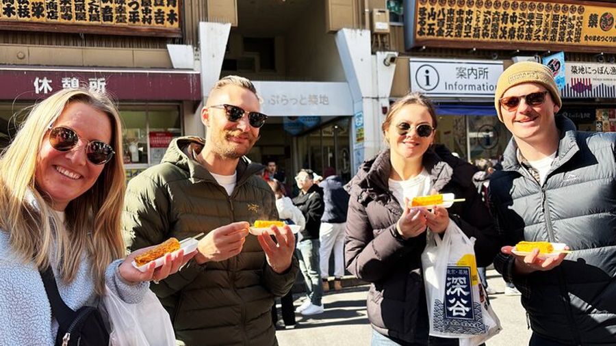 Tsukiji Fish Market: Street Food and Culture Walking Tour