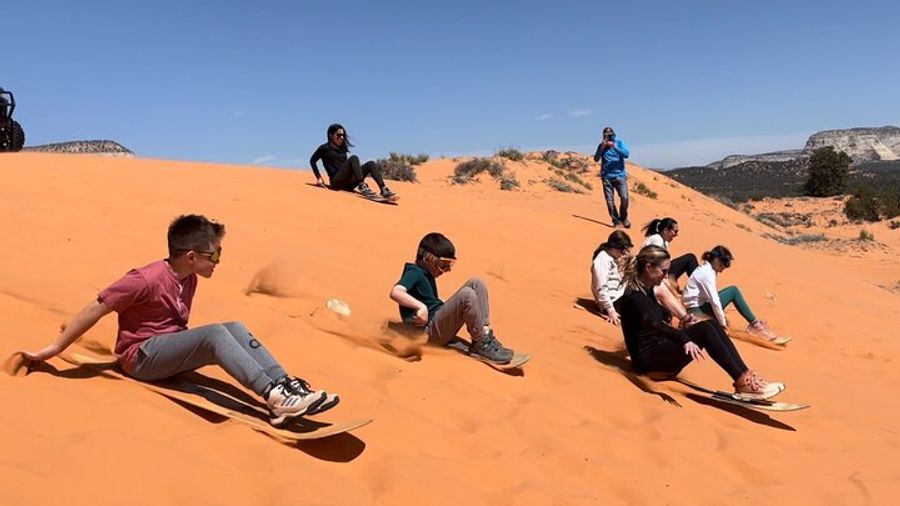 Private Two-Hour Sandboarding Tour to Peekaboo Canyon