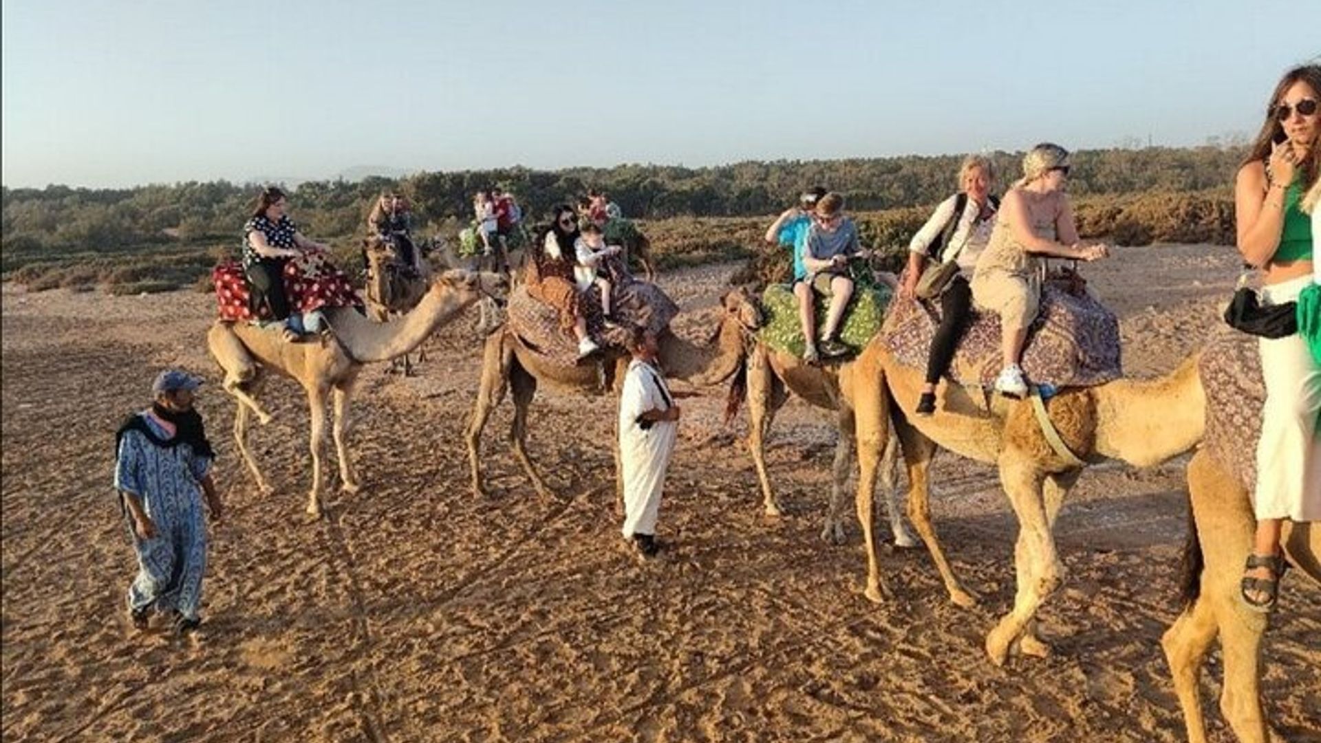 Agadir Kamelritt bei Sonnenuntergang mit Abendessen
