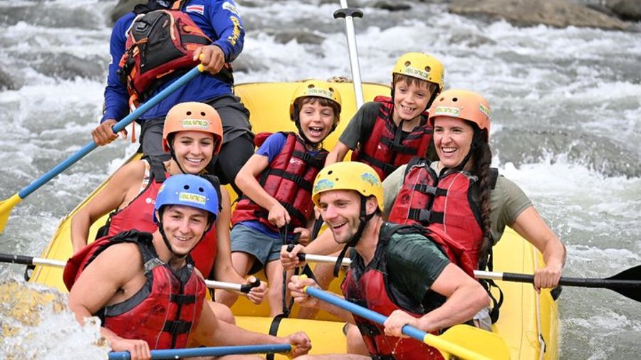Balsa River Easy White-Water Rafting Adventure from La Fortuna