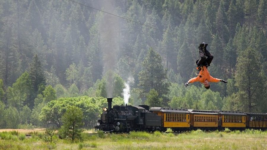 Durango Guided Full-Day Zipline Tour with Train Ride and Lunch