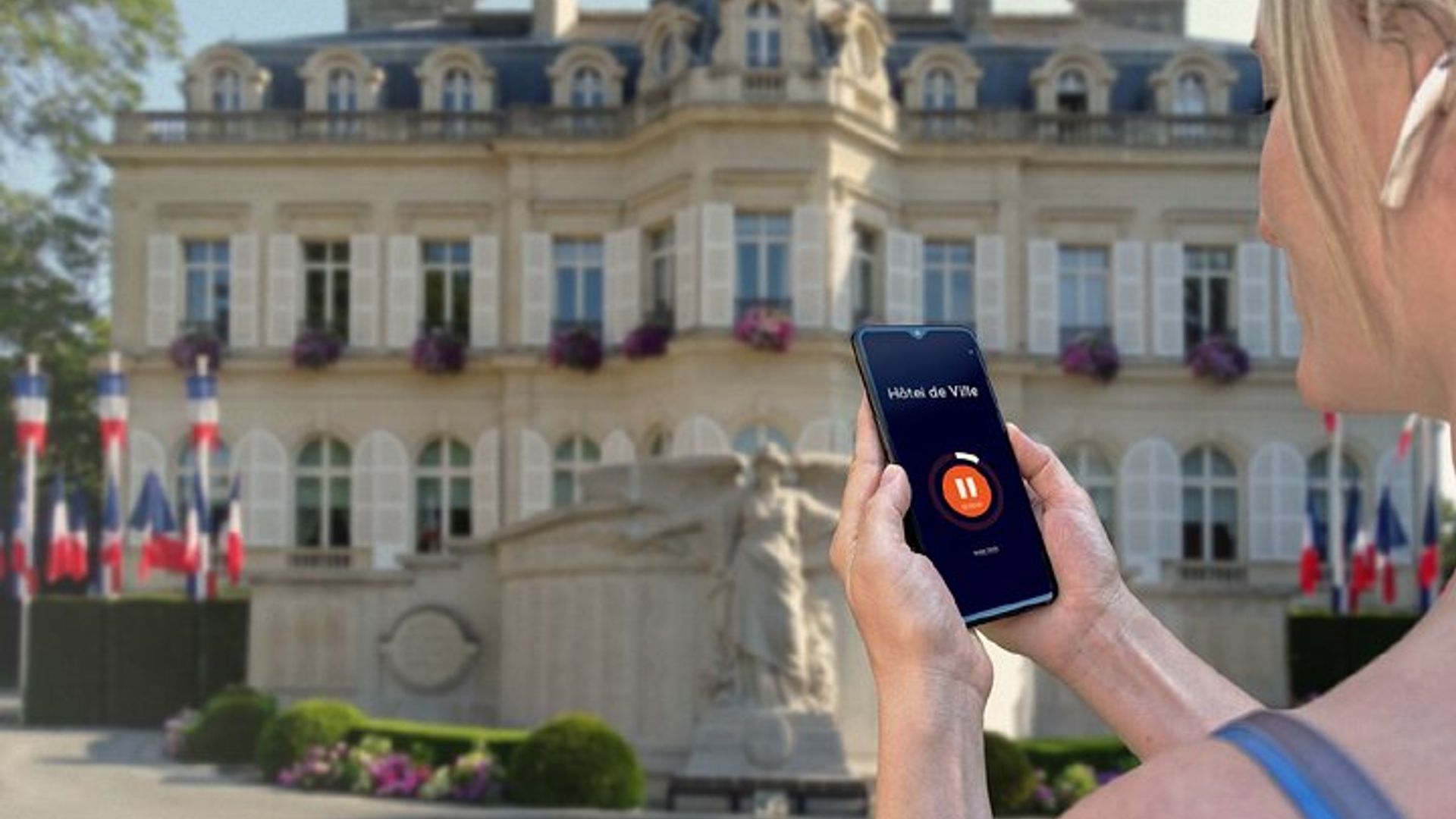 Epernay Visite audioguidée à pied 1h00 et 15 commentaires audios