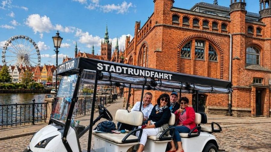 Gdansk City Sightseeing Private Golf Buggy Tour
