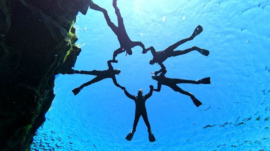 Reykjavik Small-Group Silfra Snorkeling with Photos