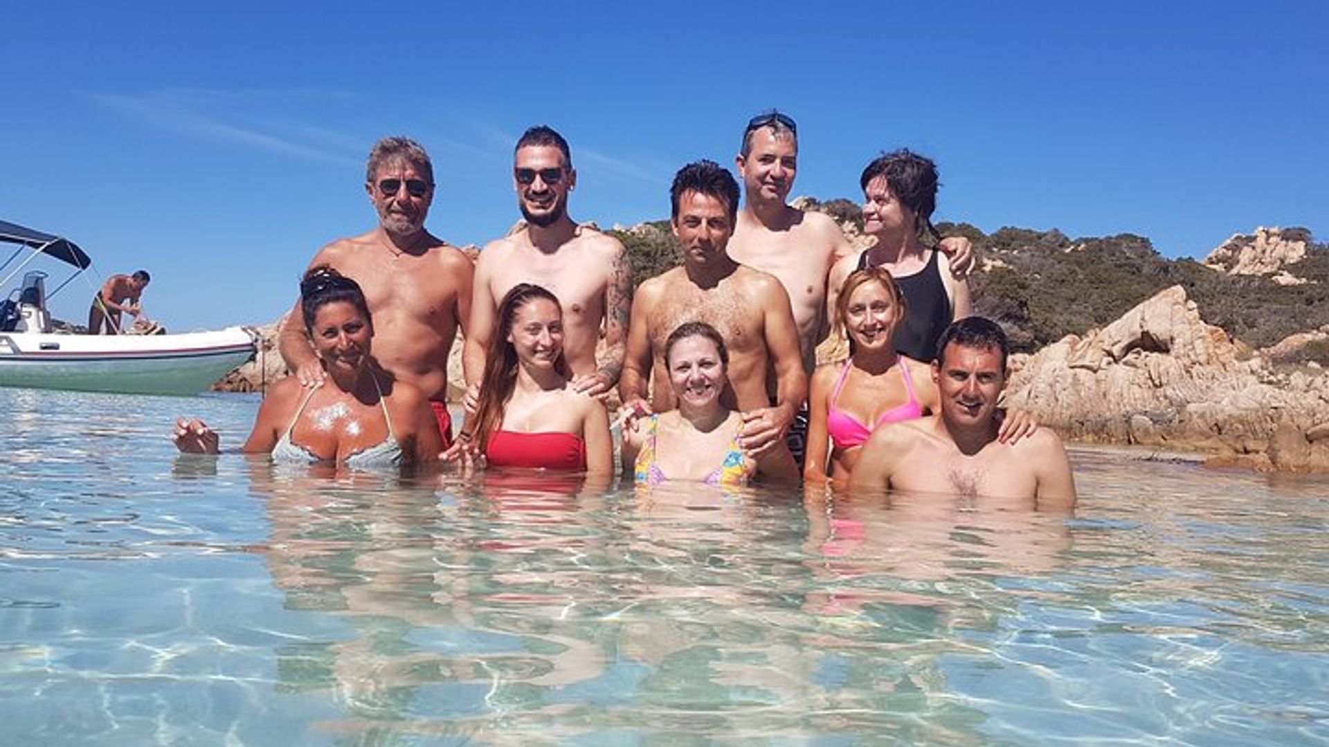 3-Katamaran von Cannigione zu den Inseln des Archipels