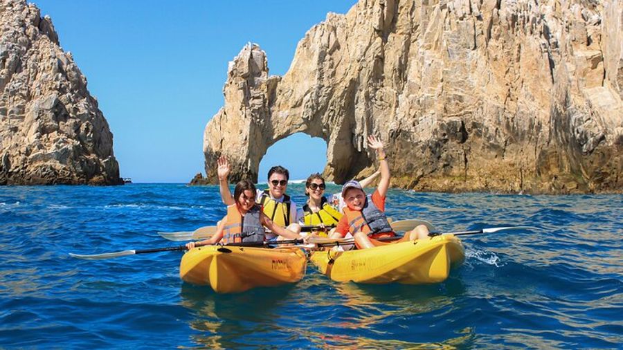 Cabo San Lucas Arch and Lovers Beach Kayak Tour plus Snorkeling