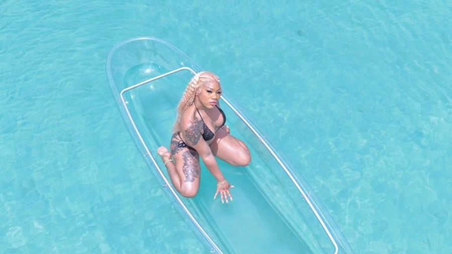 Montego Bay Clear Kayak Beauty Photoshoot