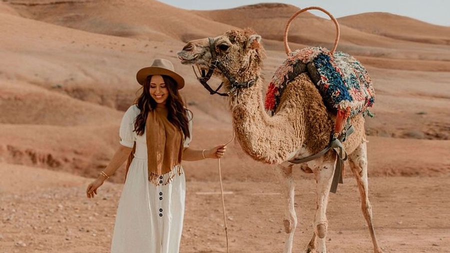 Agafay Desert Sunset Camel Ride Tour from Marrakech