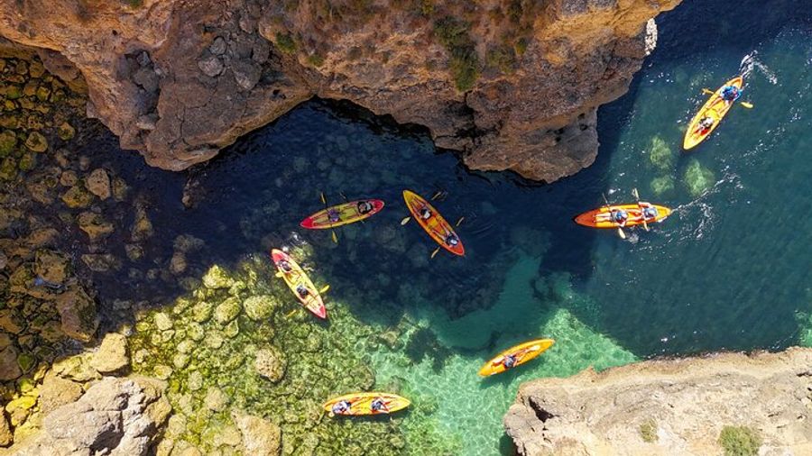Lagos: Ponta da Piedade Catamaran & Kayak Tour