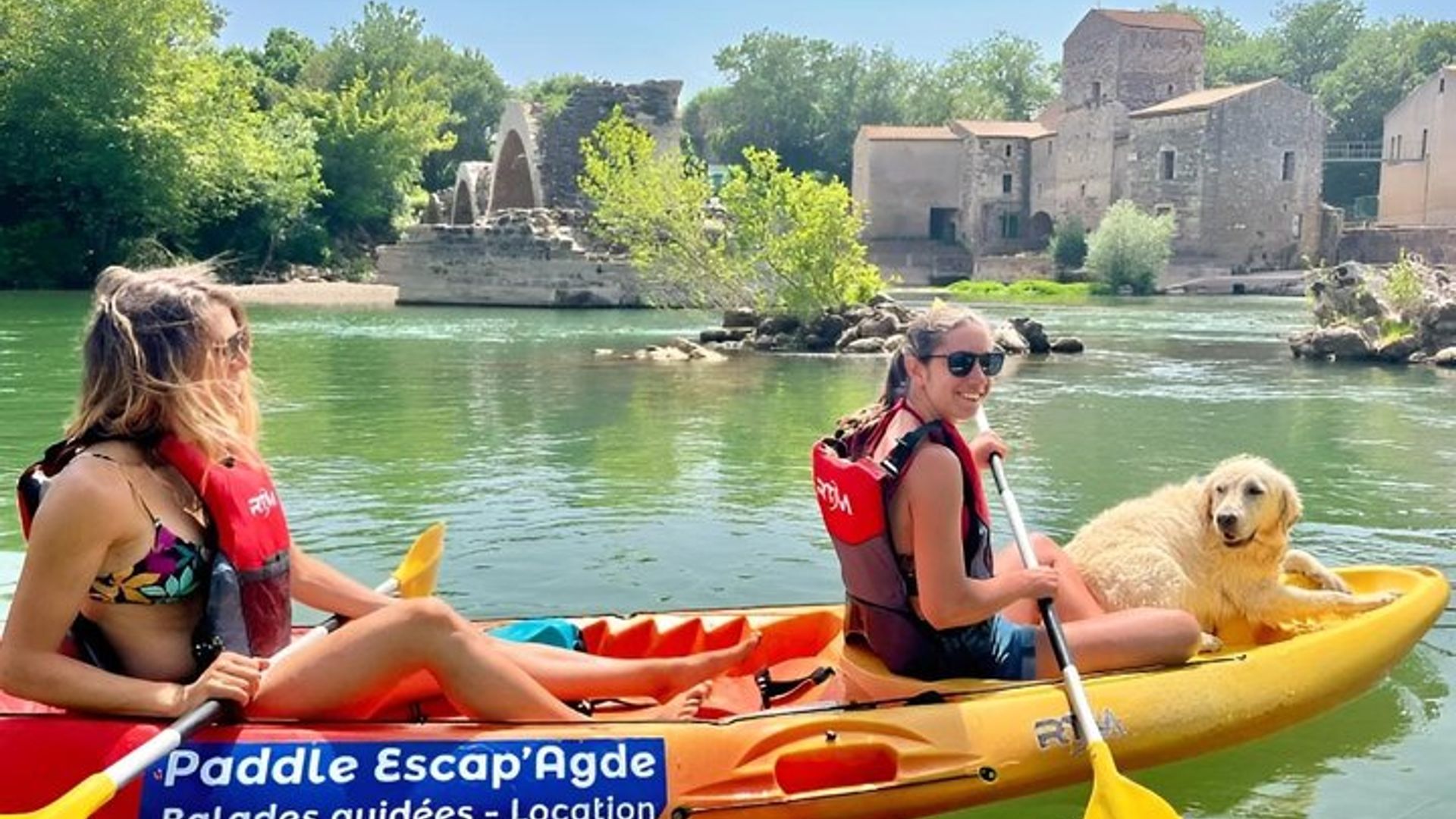 Expérience de kayak sur le fleuve Hérault