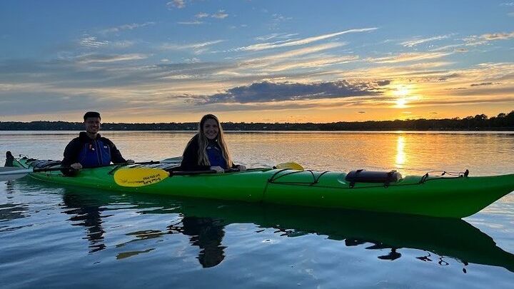 Sunset Sea Kayak Tour on Casco Bay