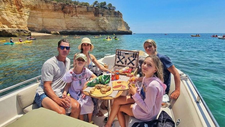 Lagos Exclusive Private Boat Cruise with Snacks and Wine!
