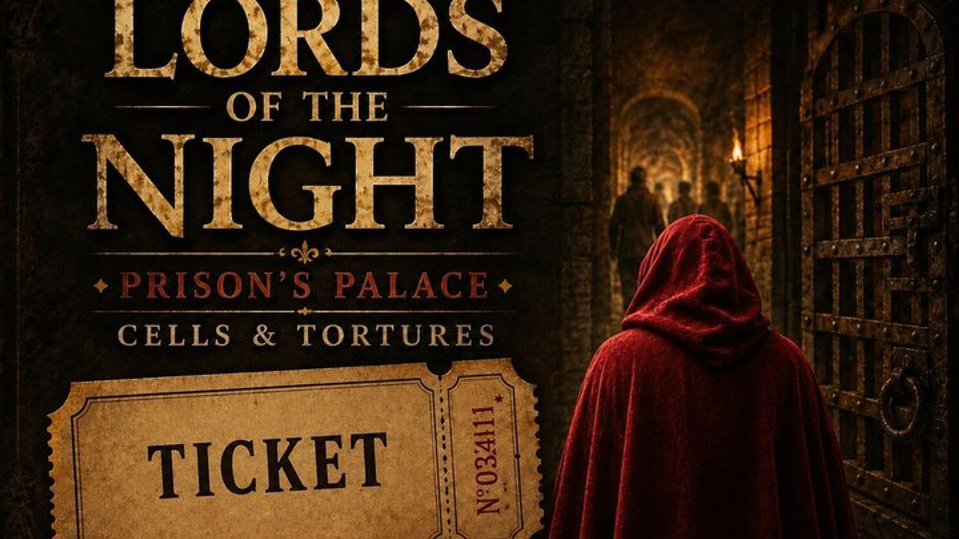 Lords of the Night Prisons Palace Cells and Torture Tools Ticket