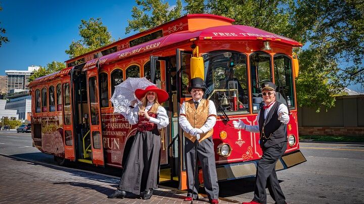 Salt Lake City Sights Trolley Bus Tour With Theatrical Guides