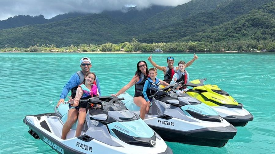 3H Premium Jet Ski Tour to Discover Moorea